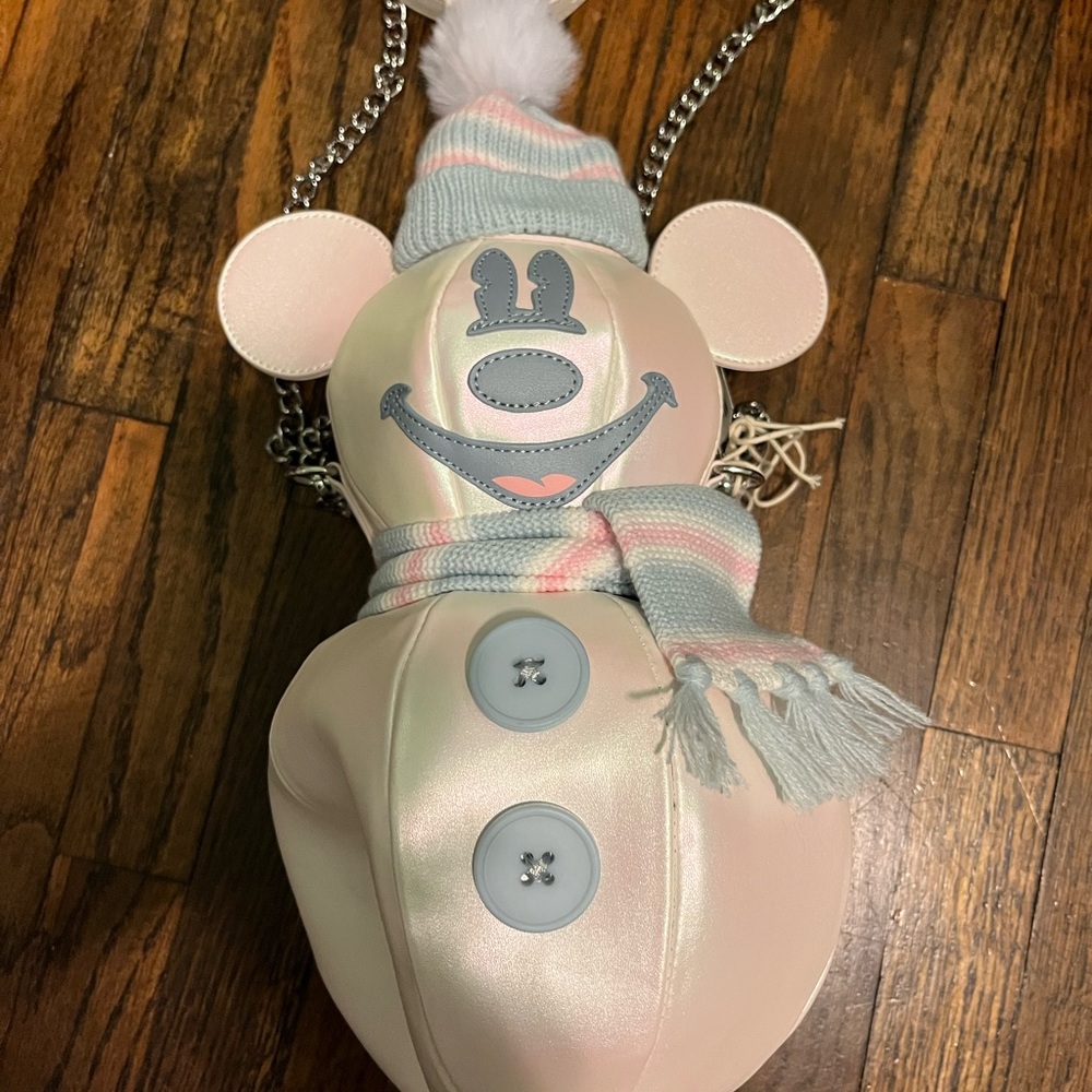 Mickey Mouse Snowman Loungefly Purse
